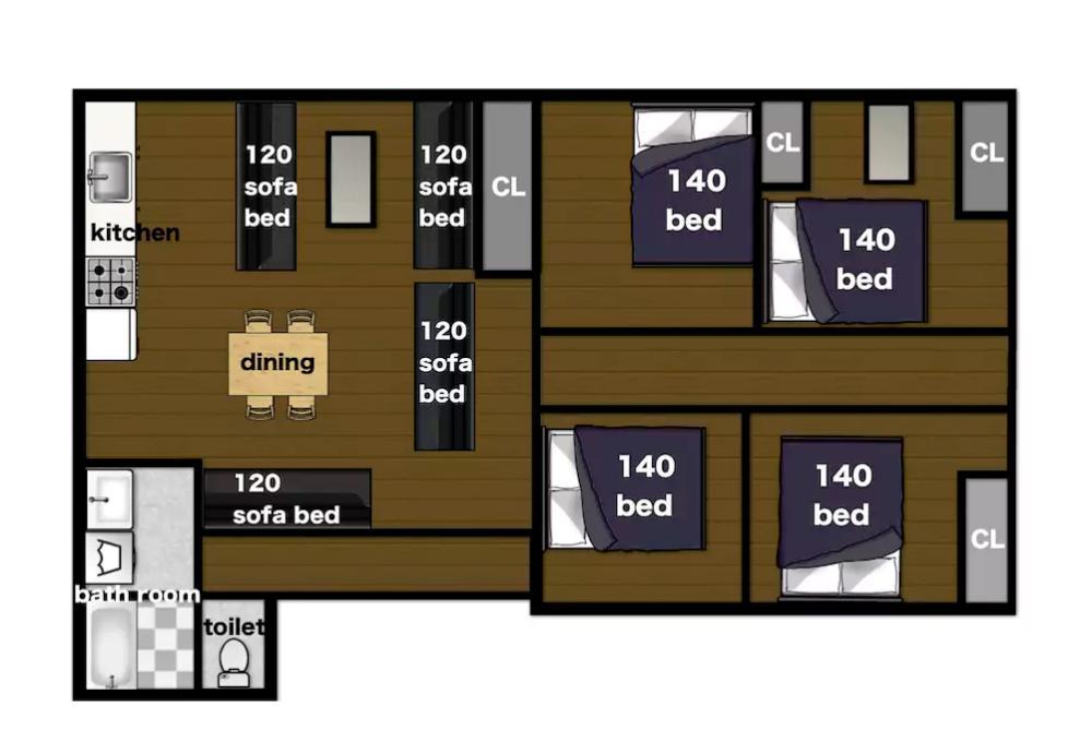Sakuragawa House Lejlighed Osaka Eksteriør billede